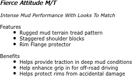 Fierce Attitude M/T 